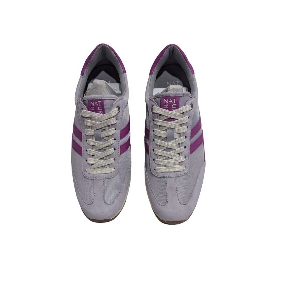 Naturalizer Women’s Lorena Lilac Violet Leather Canvas Sneakers US 8.5 UK 6 - Picture 3 of 9